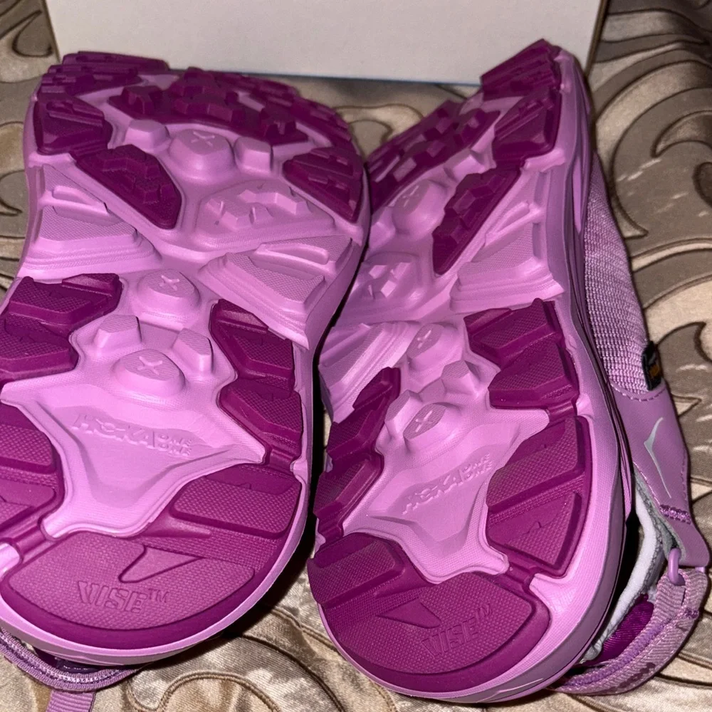 Kids' Hoka Hopara 2 Sandals Pink NIB Size 6MD - Picture 6 of 7